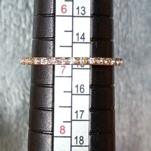 Gold & White Stone Ring